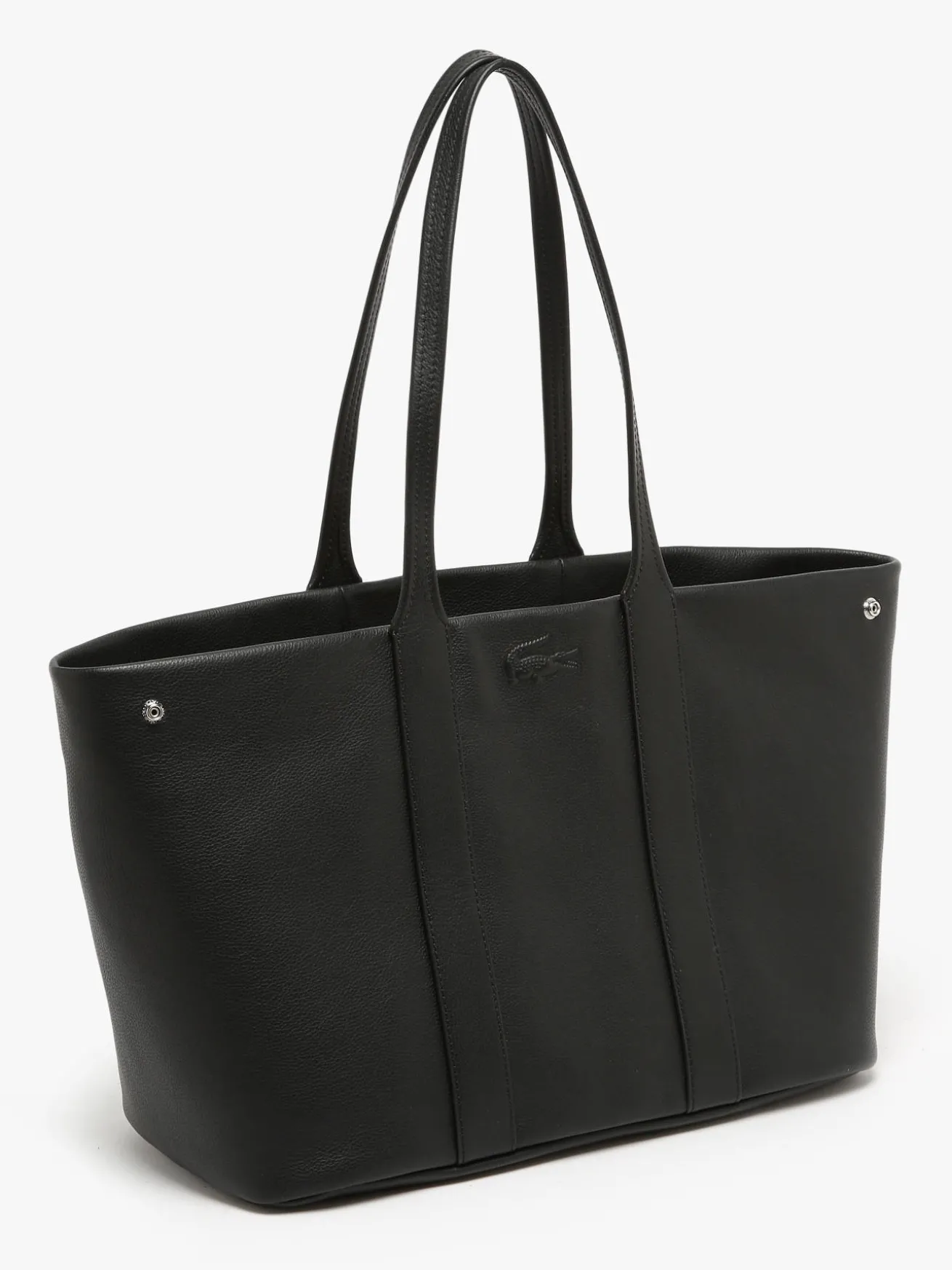 sac porté épaule City court cuir LACOSTE