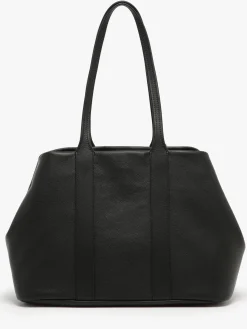sac porté épaule City court cuir LACOSTE