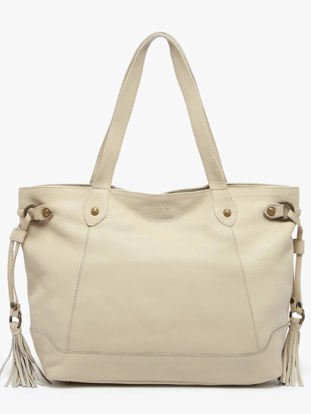 Sac porté épaule Cow cuir BASILIC PEPPER