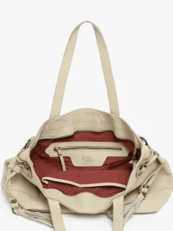 Sac porté épaule Cow cuir BASILIC PEPPER