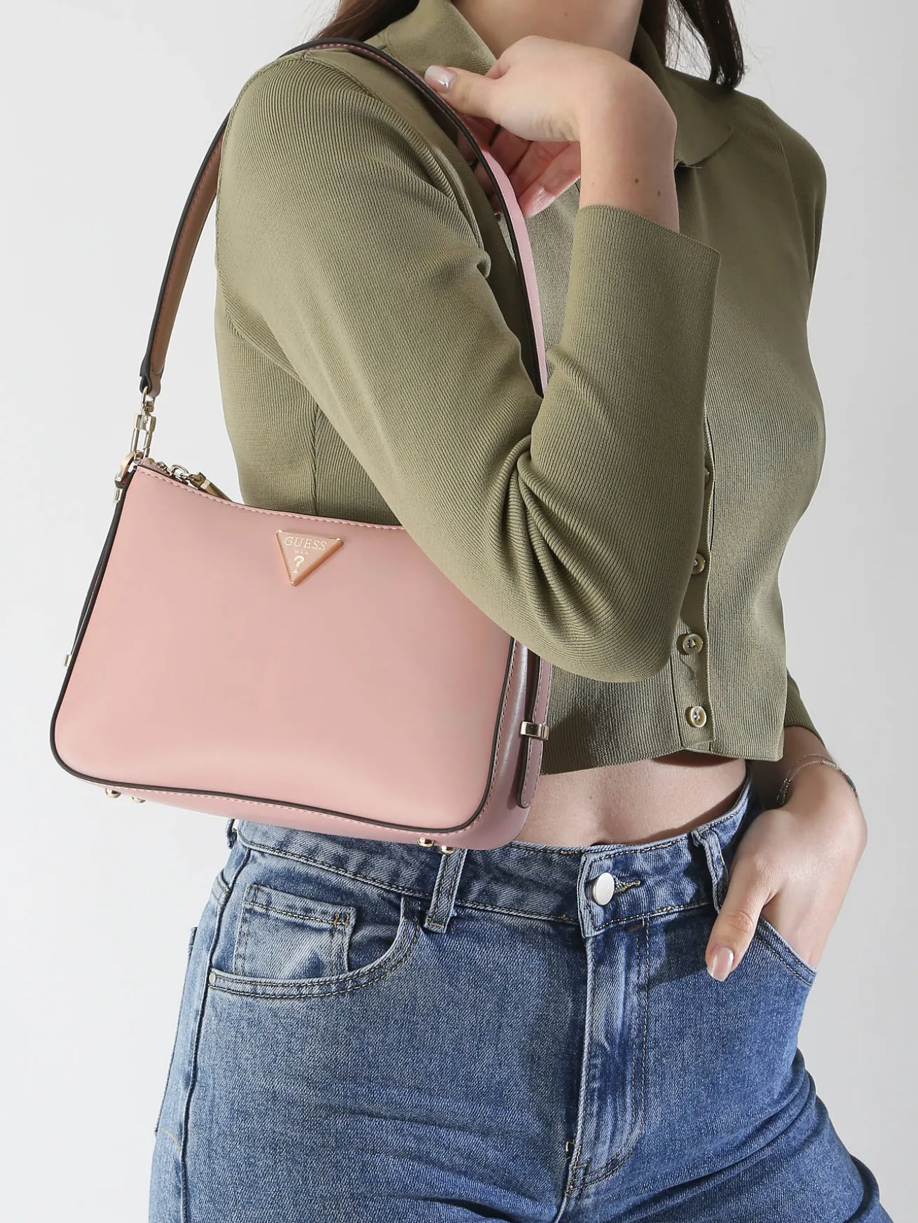 sac porté épaule Daryna polyurethane GUESS