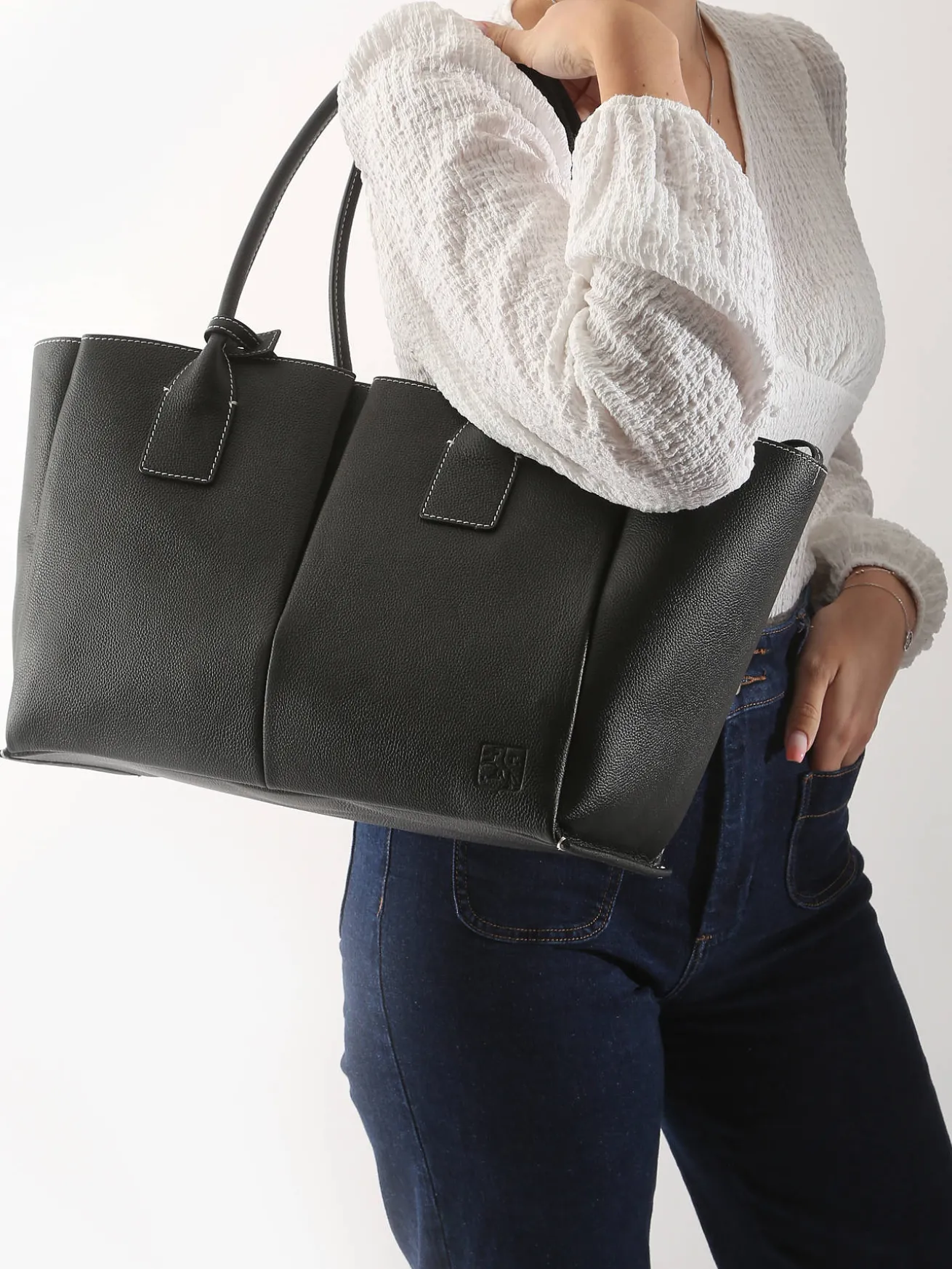 Sac porté épaule Elena cuir LE TANNEUR