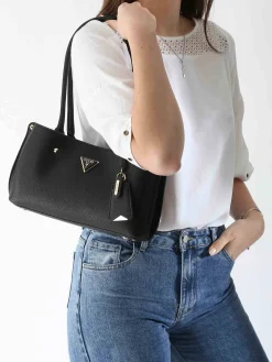 sac porté épaule Emilia polyurethane GUESS