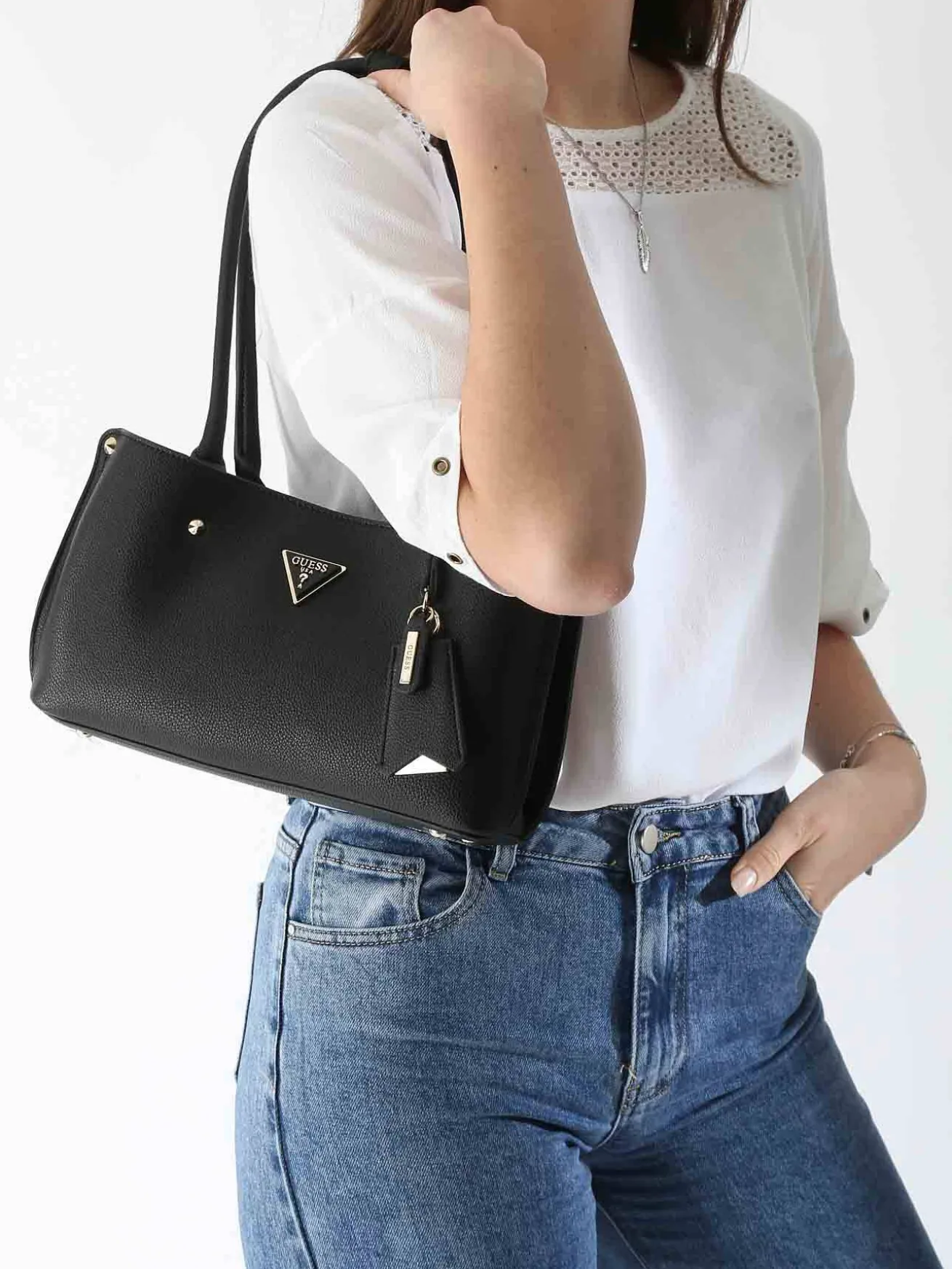 sac porté épaule Emilia polyurethane GUESS