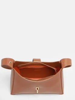 Sac porté épaule Foulonne double cuir LANCASTER