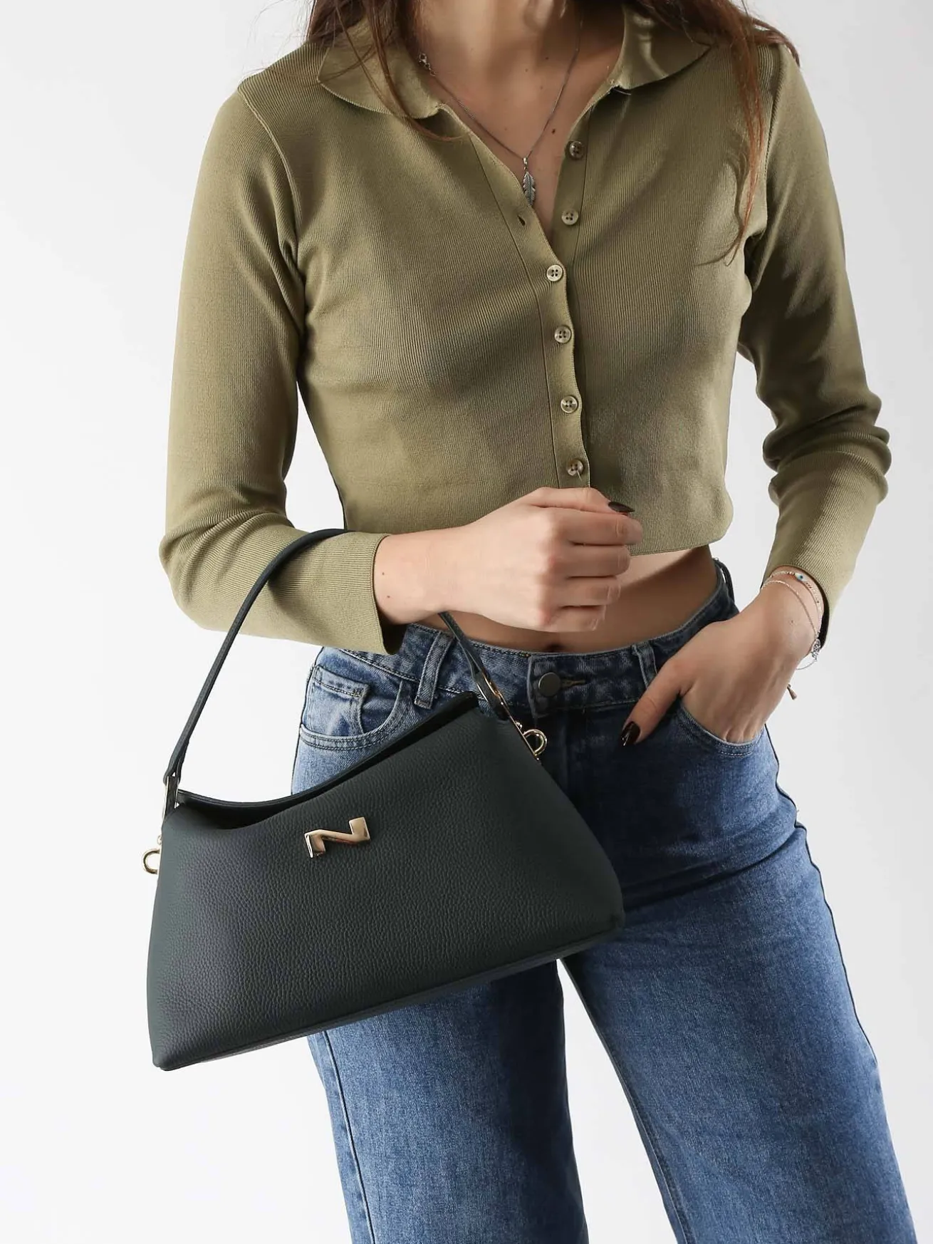 Sac porté épaule Freesia cuir NATHAN BAUME