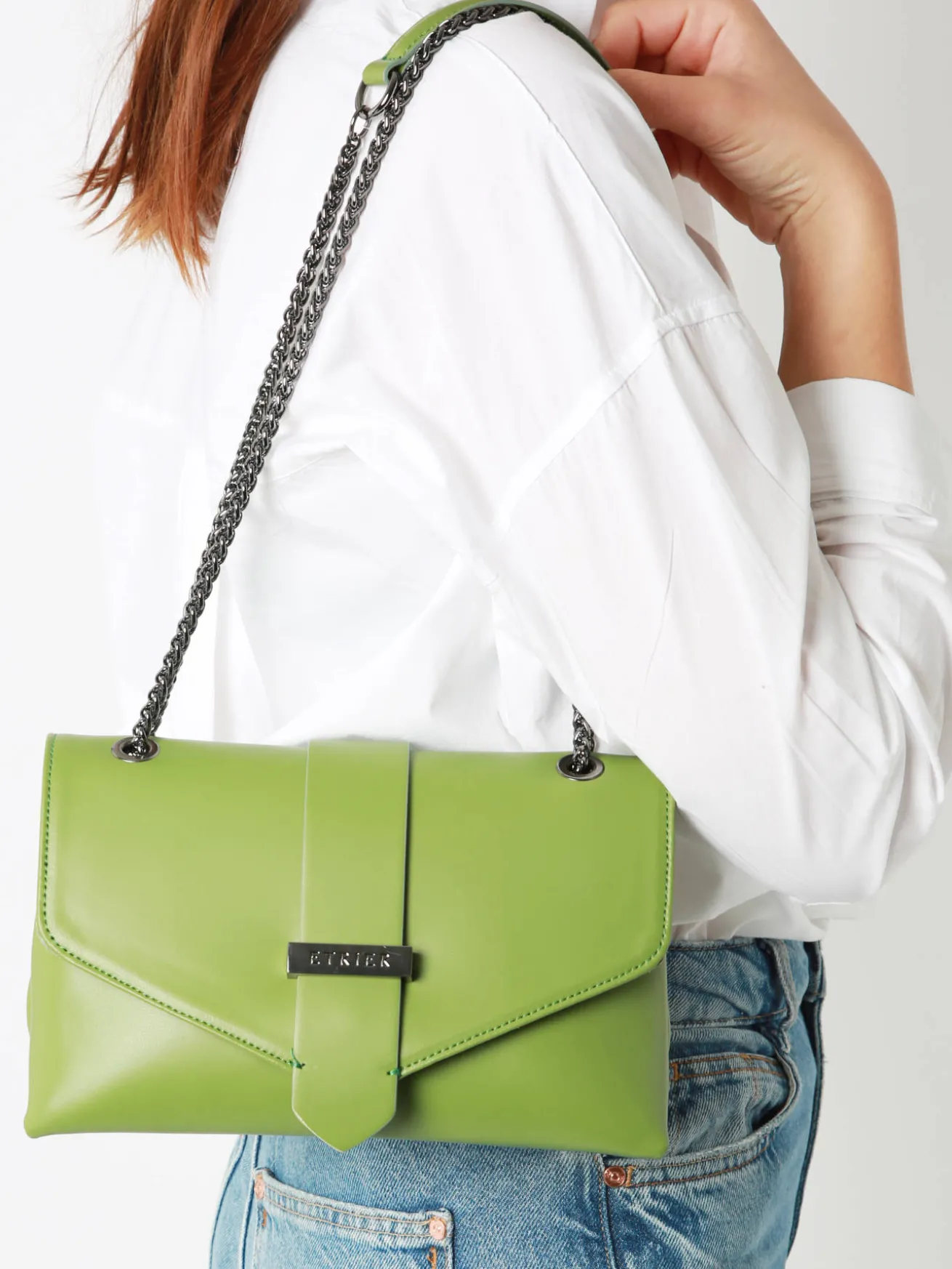 Sac porté épaule Jana bloc cuir ETRIER