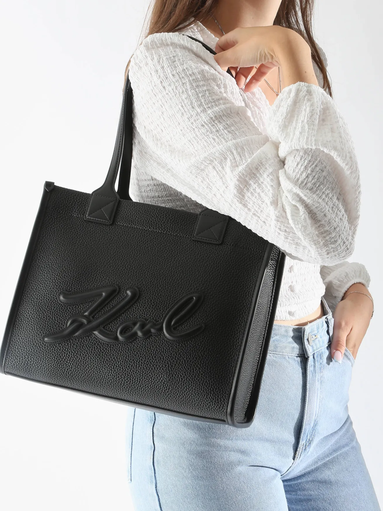 Sac porté épaule K skuare polyurethane KARL LAGERFELD