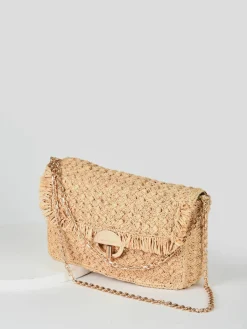 Sac porté épaule L Moon raphia VANESSA BRUNO