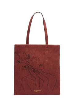 Sac porté épaule Lilas liège WOOMEN