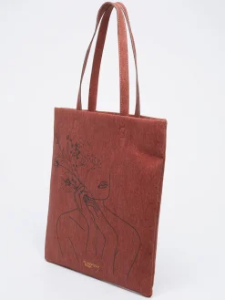 Sac porté épaule Lilas liège WOOMEN