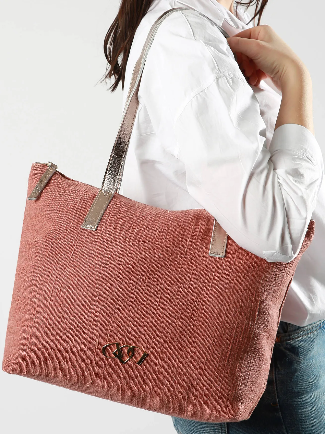 Sac porté épaule Livia lin ETRIER
