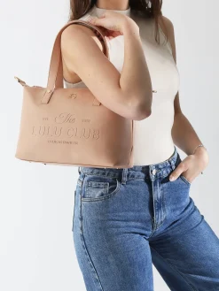sac porté épaule Logo LULU CASTAGNETTE