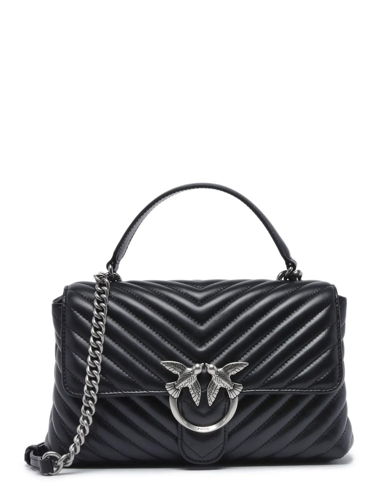 Sac porté épaule Love bag quilt cuir PINKO