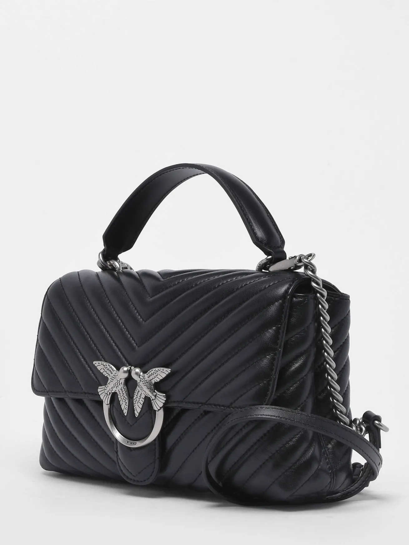 Sac porté épaule Love bag quilt cuir PINKO