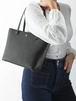 Sac porté épaule Medium Karly cuir LAUREN RALPH LAUREN