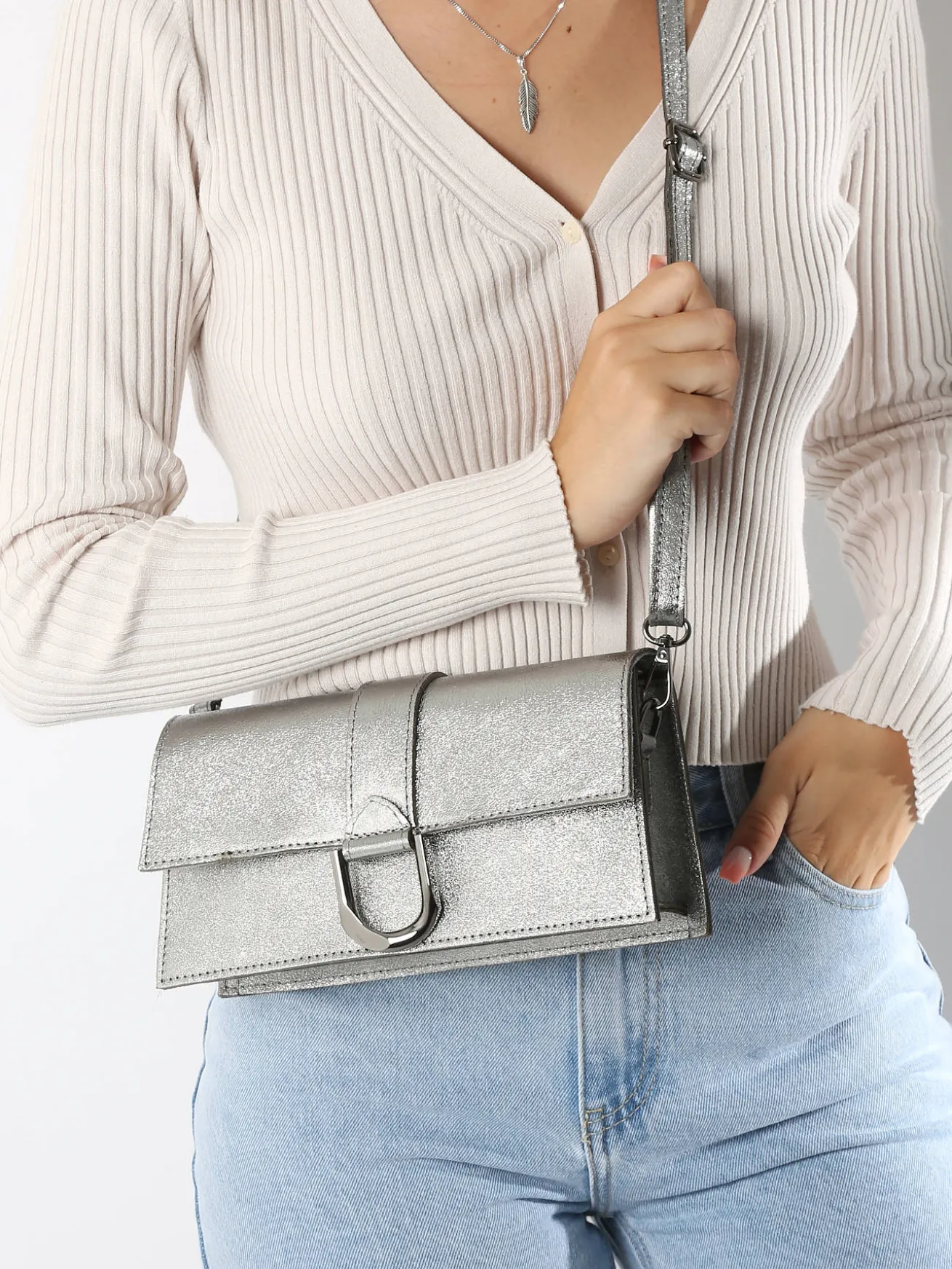 sac porté épaule Nine cuir MILANO