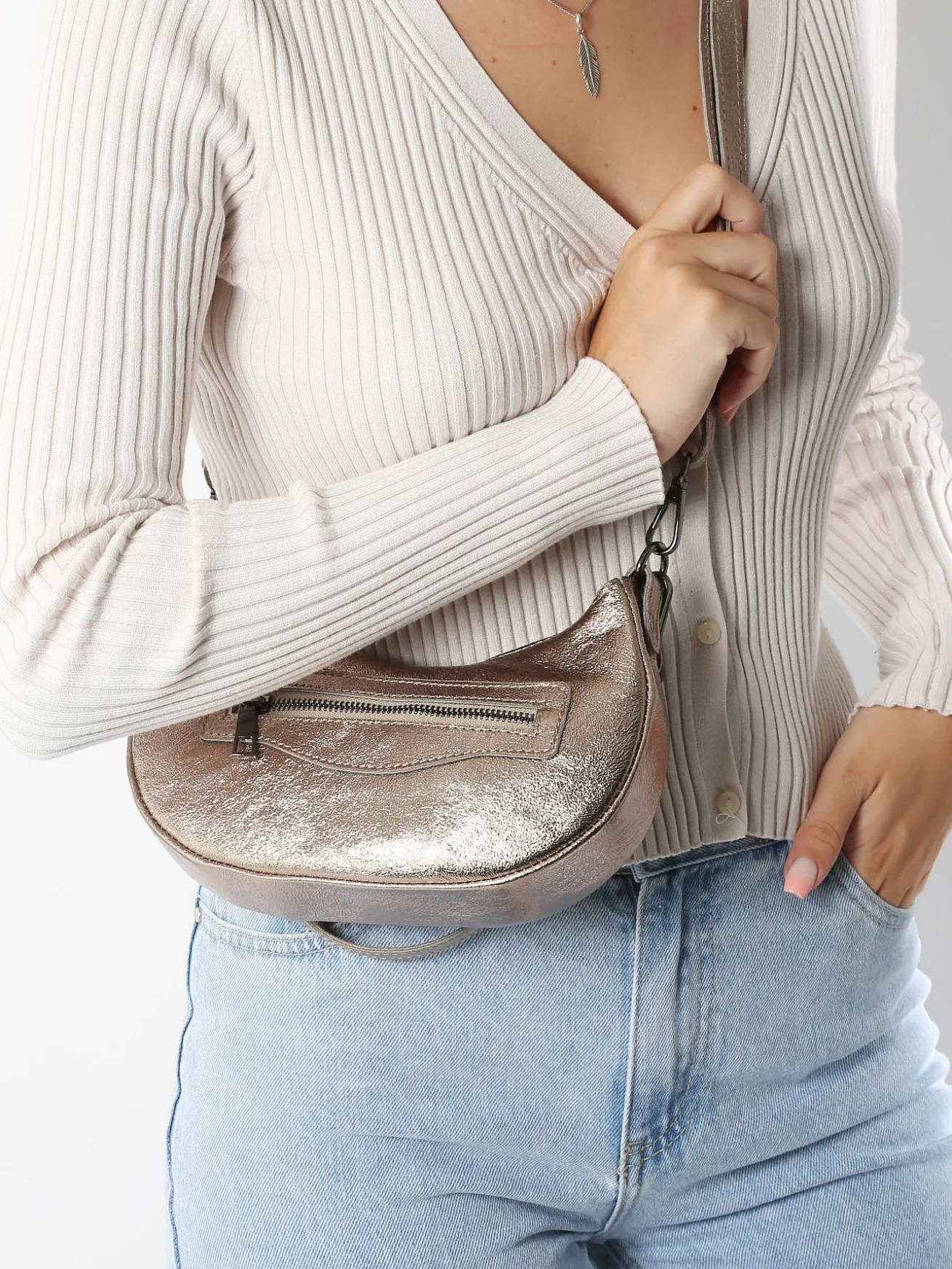 sac porté épaule Nine cuir MILANO