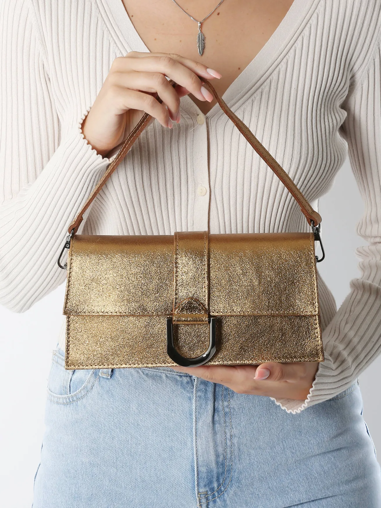 sac porté épaule Nine cuir MILANO