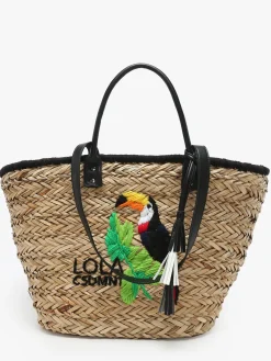 sac porté épaule Panier paille LOLA CASADEMUNT