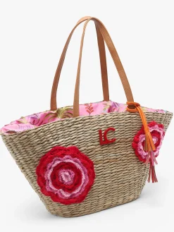 sac porté épaule Panier paille LOLA CASADEMUNT