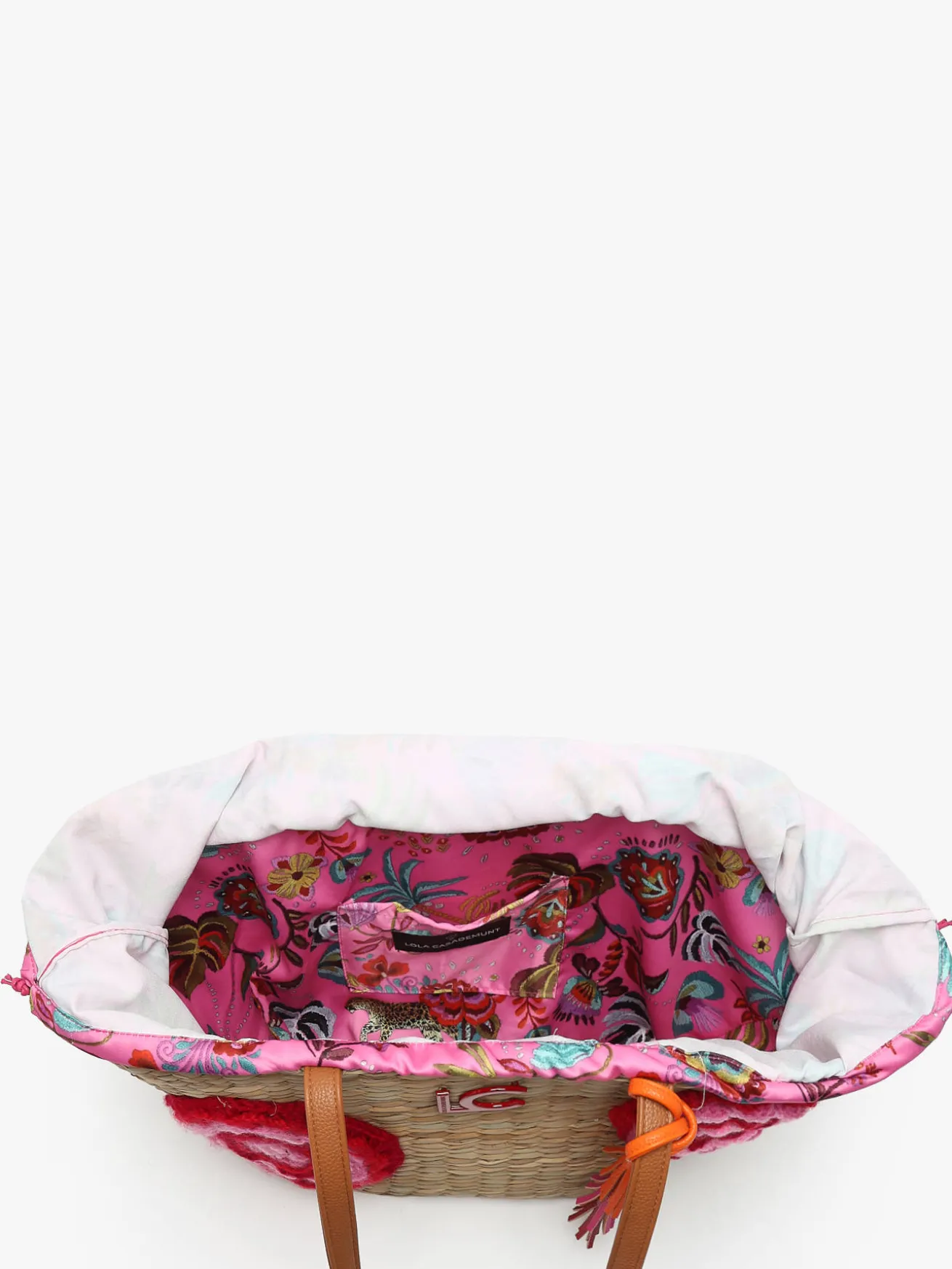 sac porté épaule Panier paille LOLA CASADEMUNT