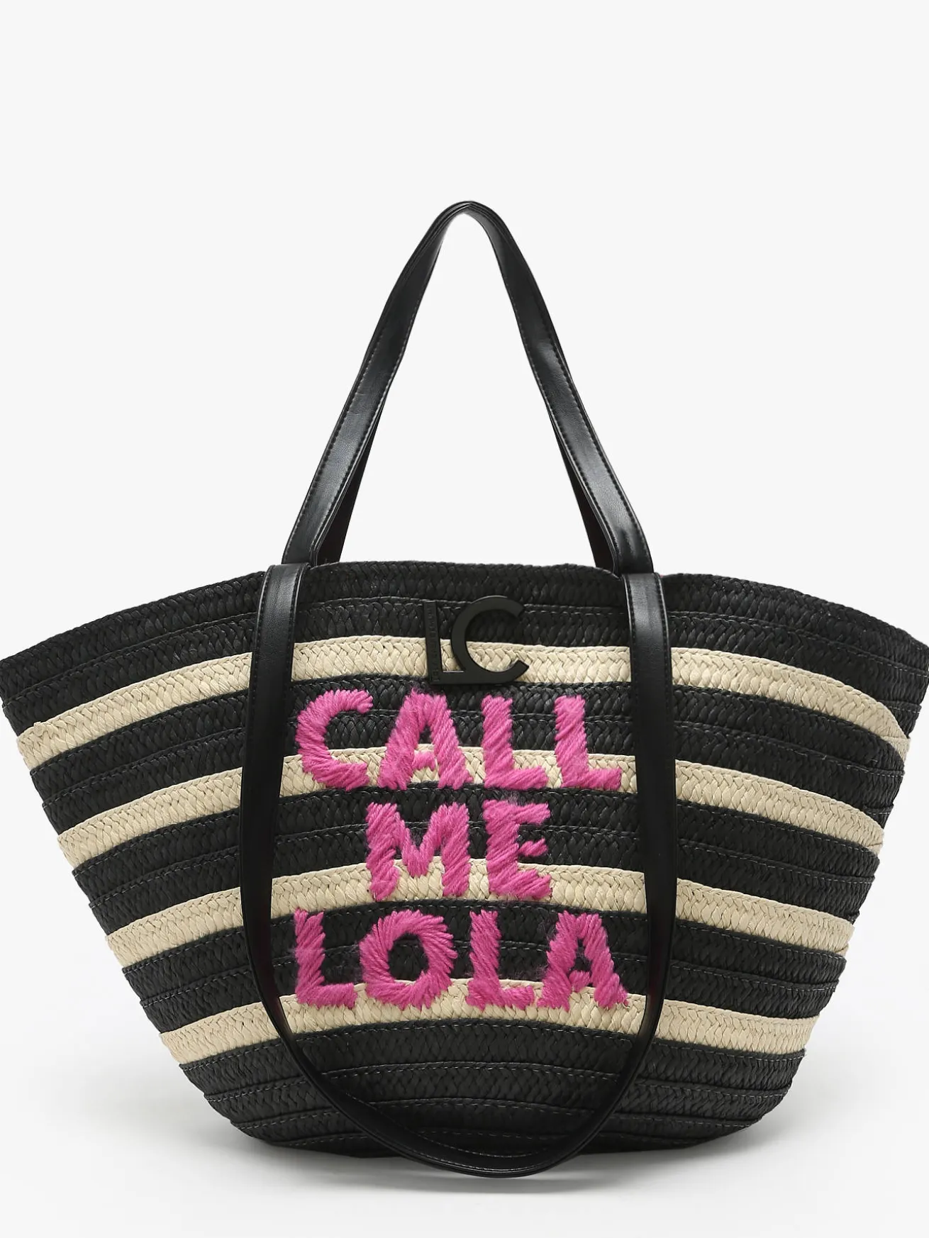 sac porté épaule Panier paille LOLA CASADEMUNT