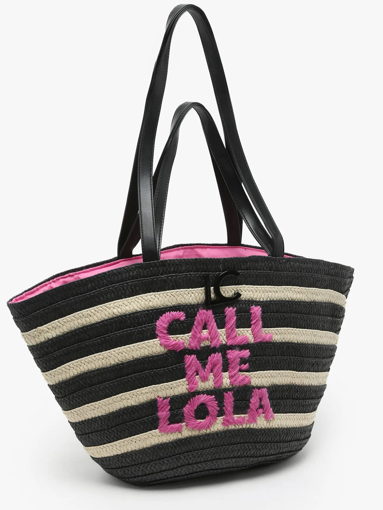 sac porté épaule Panier paille LOLA CASADEMUNT