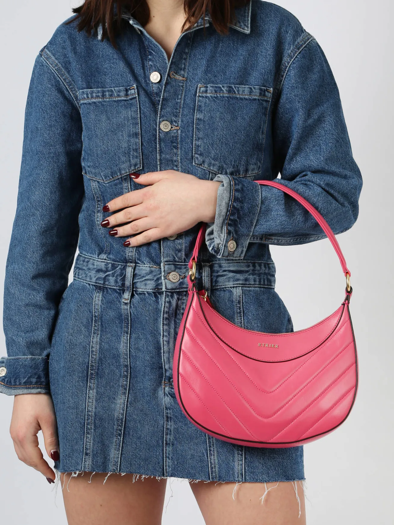 Sac porté épaule Rafale cuir ETRIER