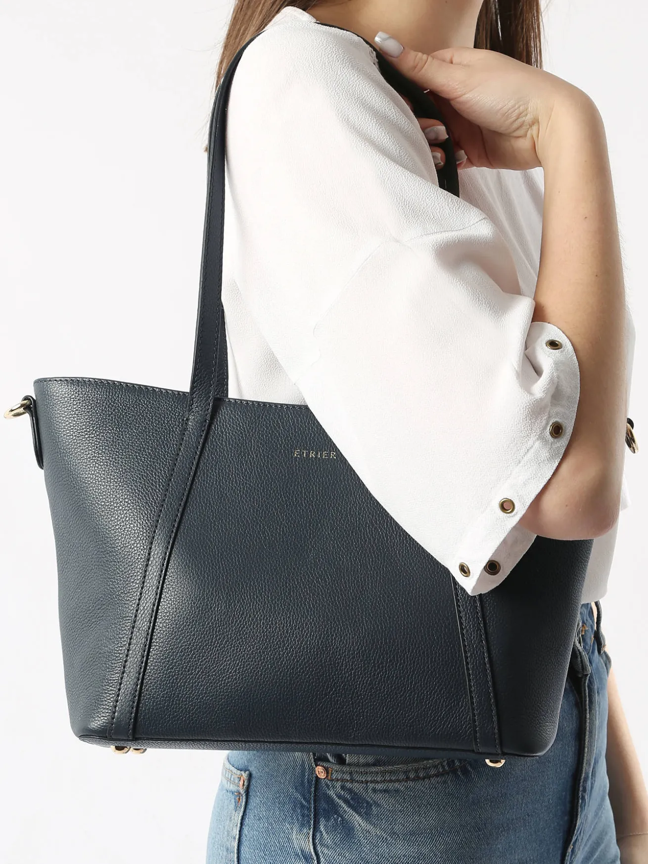 Sac porté épaule S Tradition cuir ETRIER