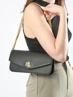 Sac porté épaule Sawyer cuir LAUREN RALPH LAUREN