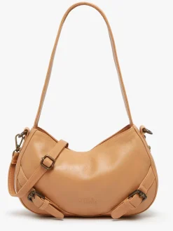 Sac porté épaule Strappy cuir BASILIC PEPPER