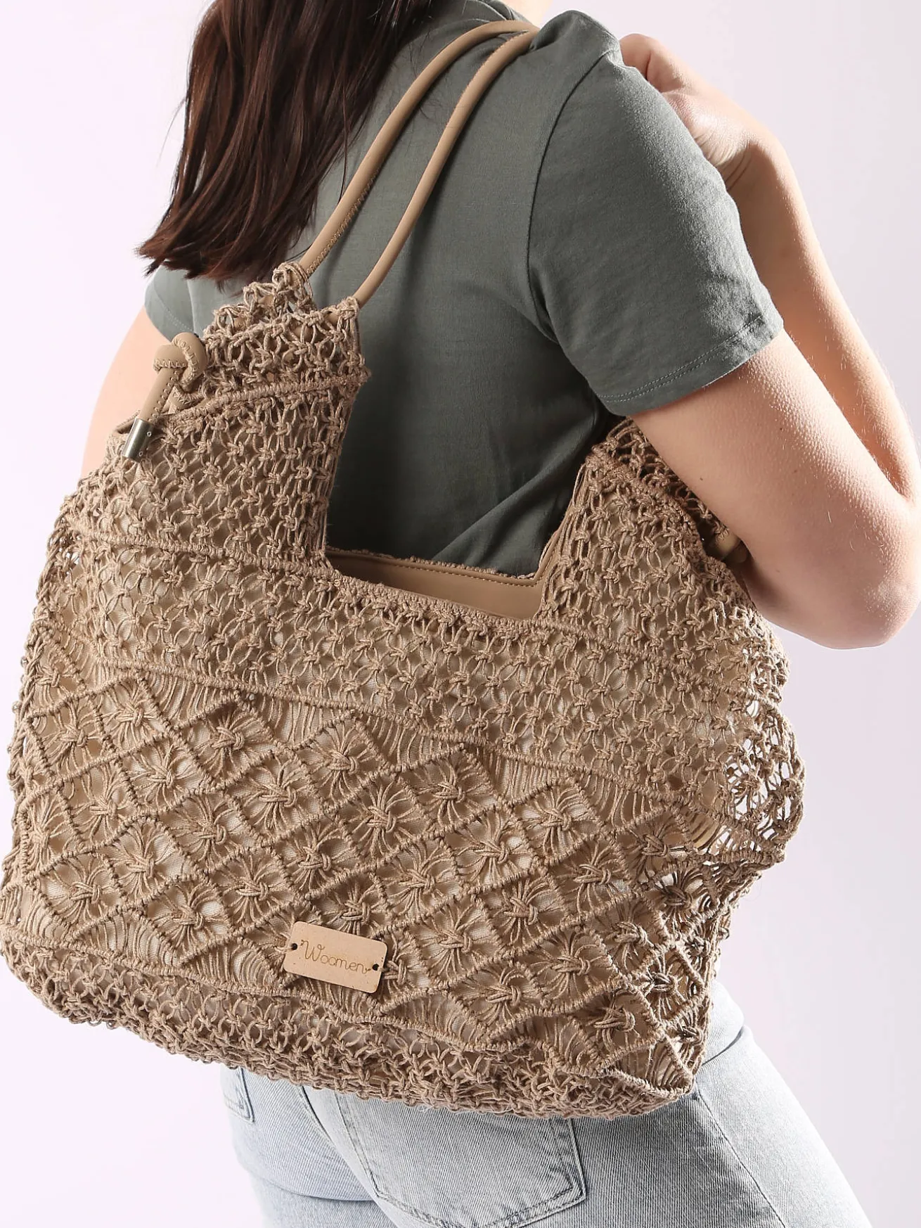 Sac porté épaule Tanaisie jute WOOMEN