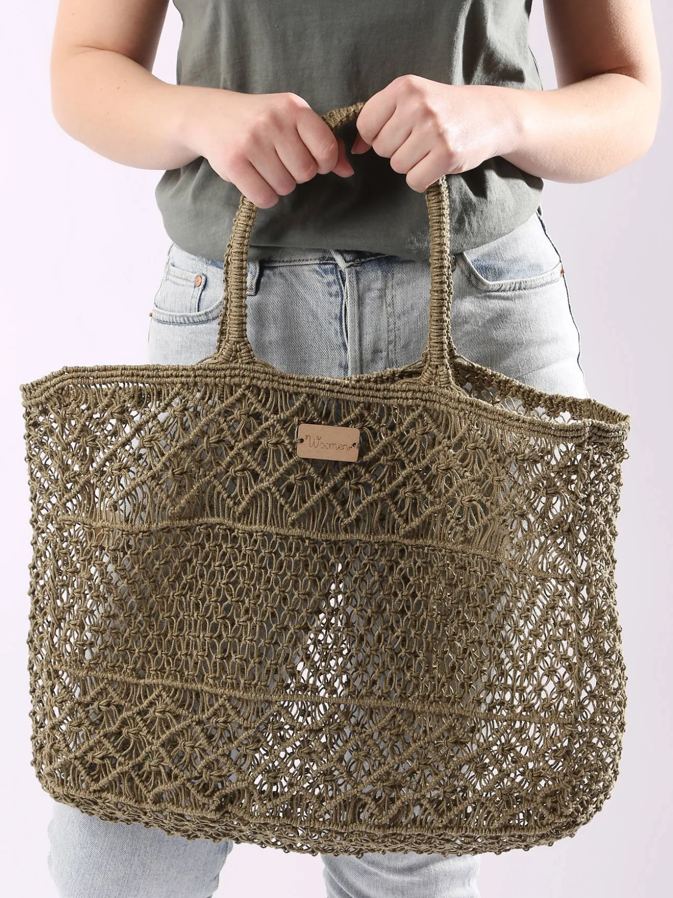 Sac porté épaule Tanaisie jute WOOMEN
