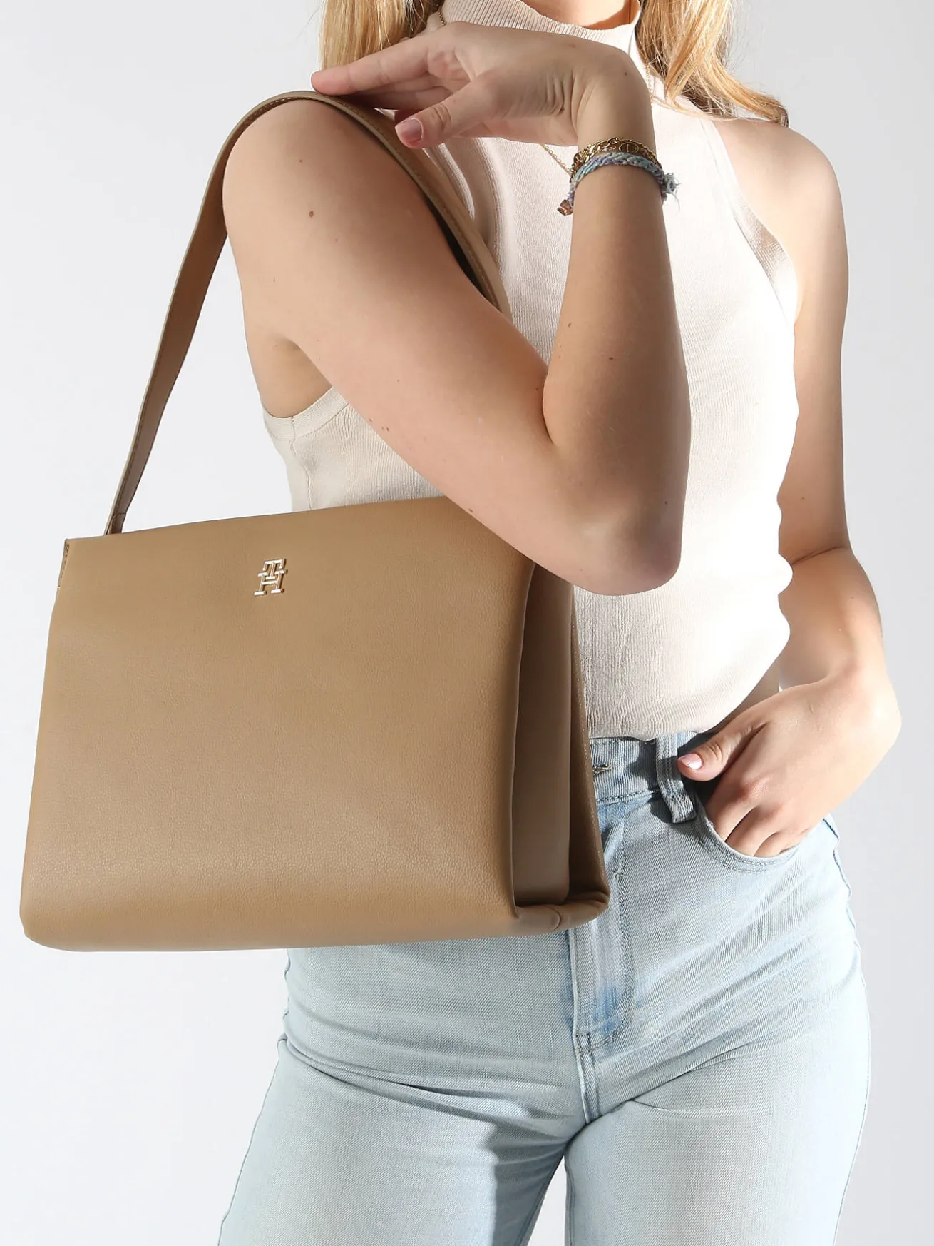 sac porté épaule Th legacy polyester recyclé TOMMY HILFIGER