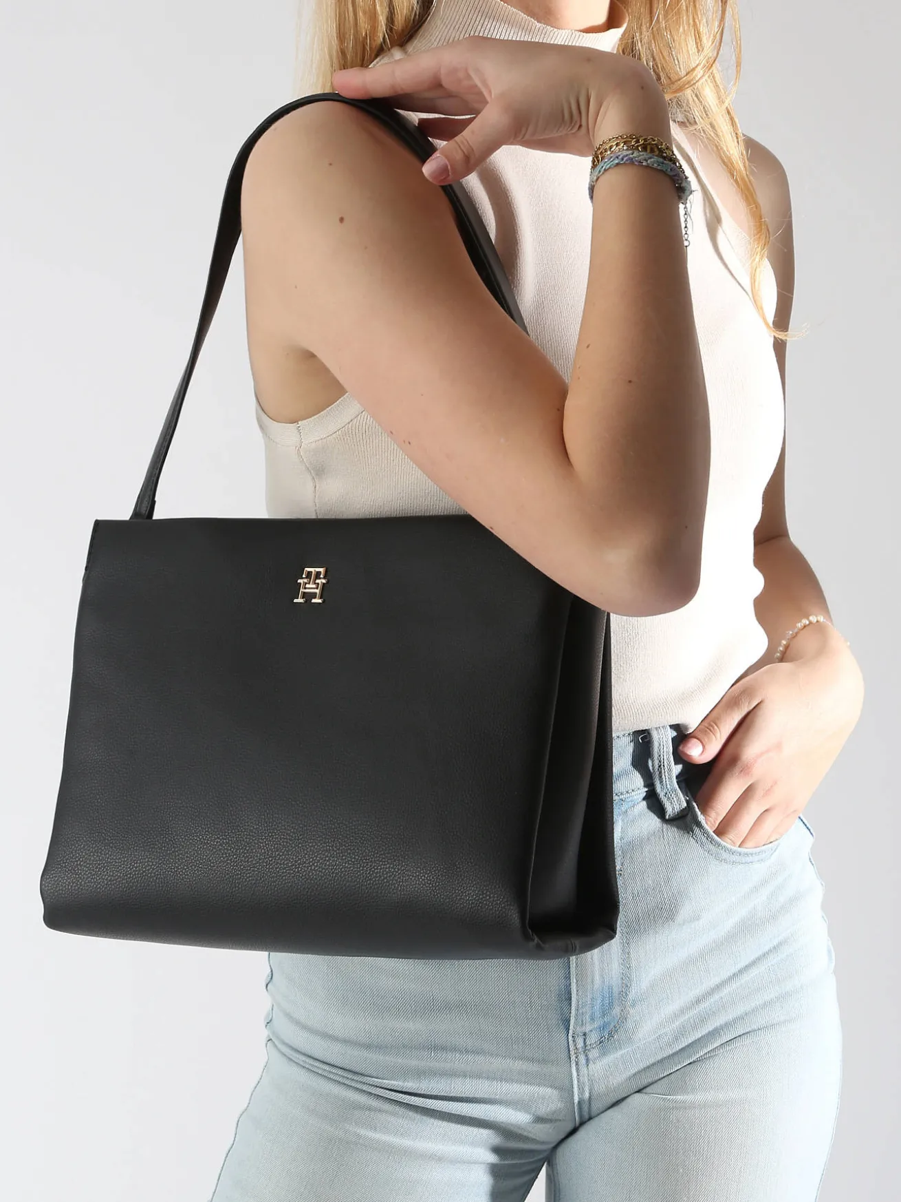 sac porté épaule Th legacy polyester recyclé TOMMY HILFIGER