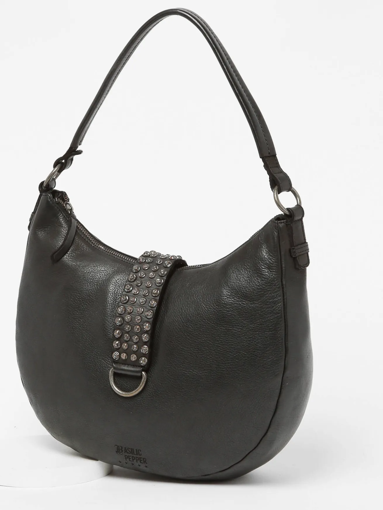 Sac porté épaule Toscane cuir BASILIC PEPPER