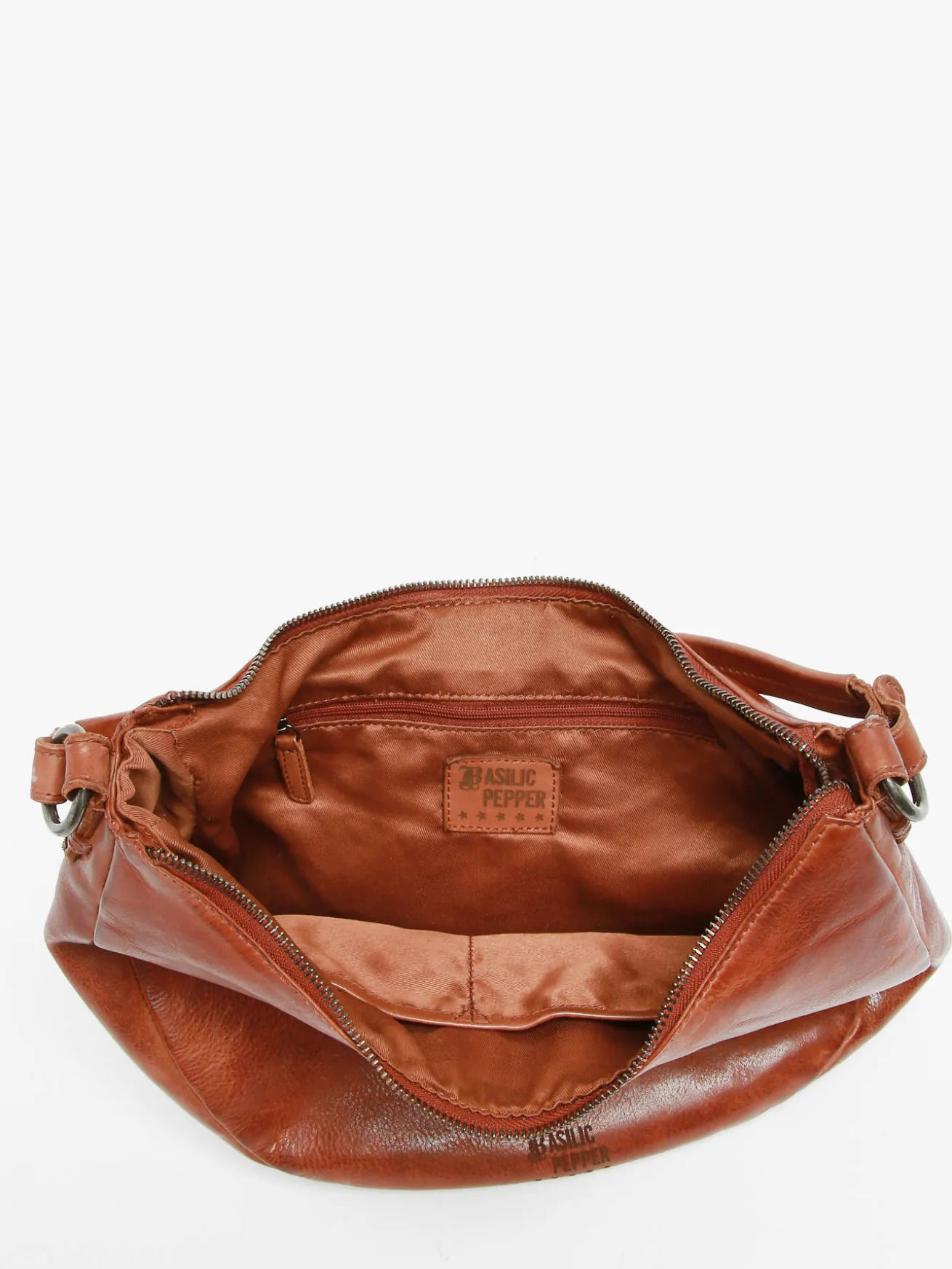 Sac porté épaule Toscane cuir BASILIC PEPPER