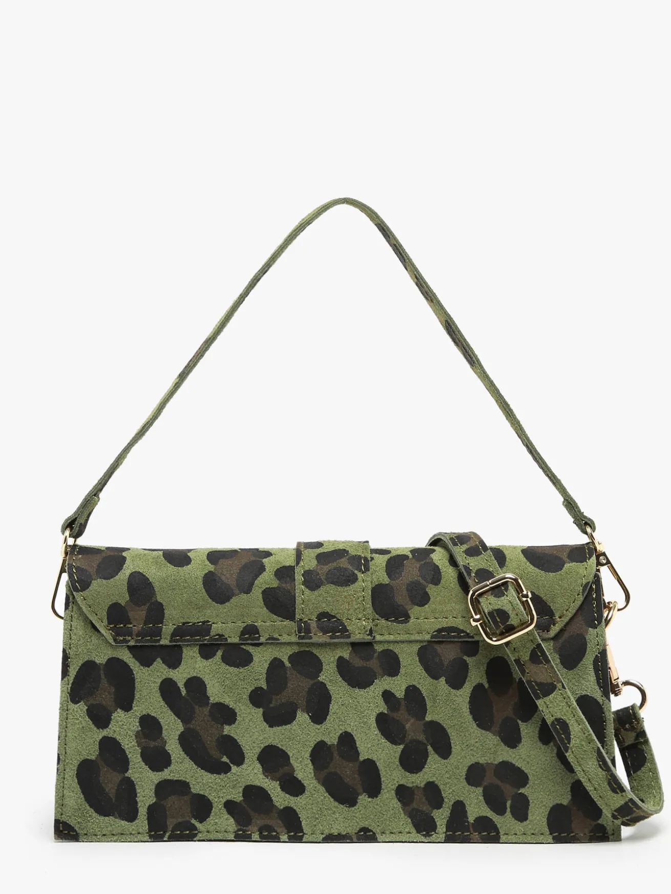 sac porté épaule Velvet leopardo cuir MILANO