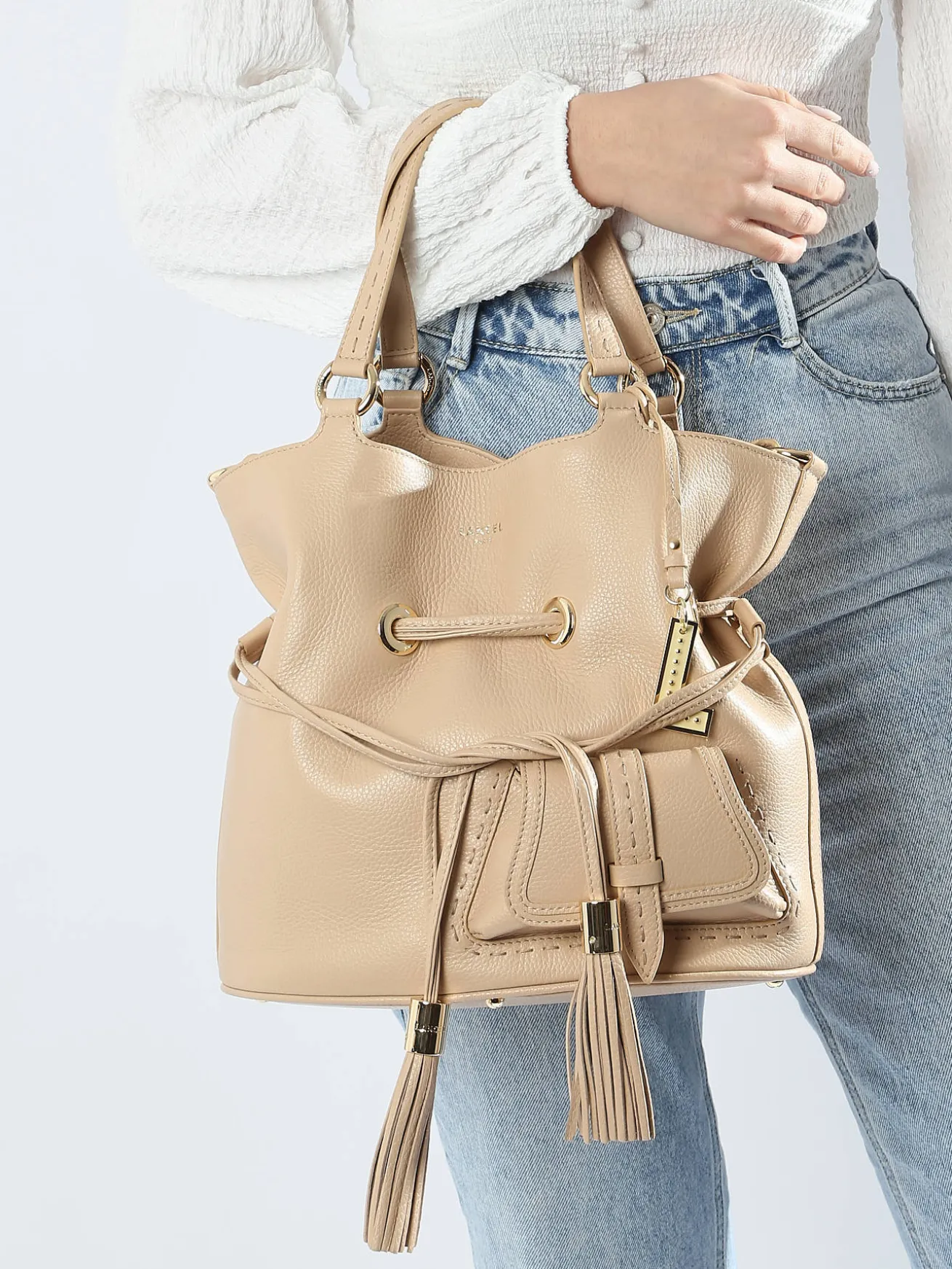 Sac seau M Premier flirt cuir LANCEL