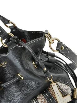 Sac seau S Premier Flirt Python cuir LANCEL