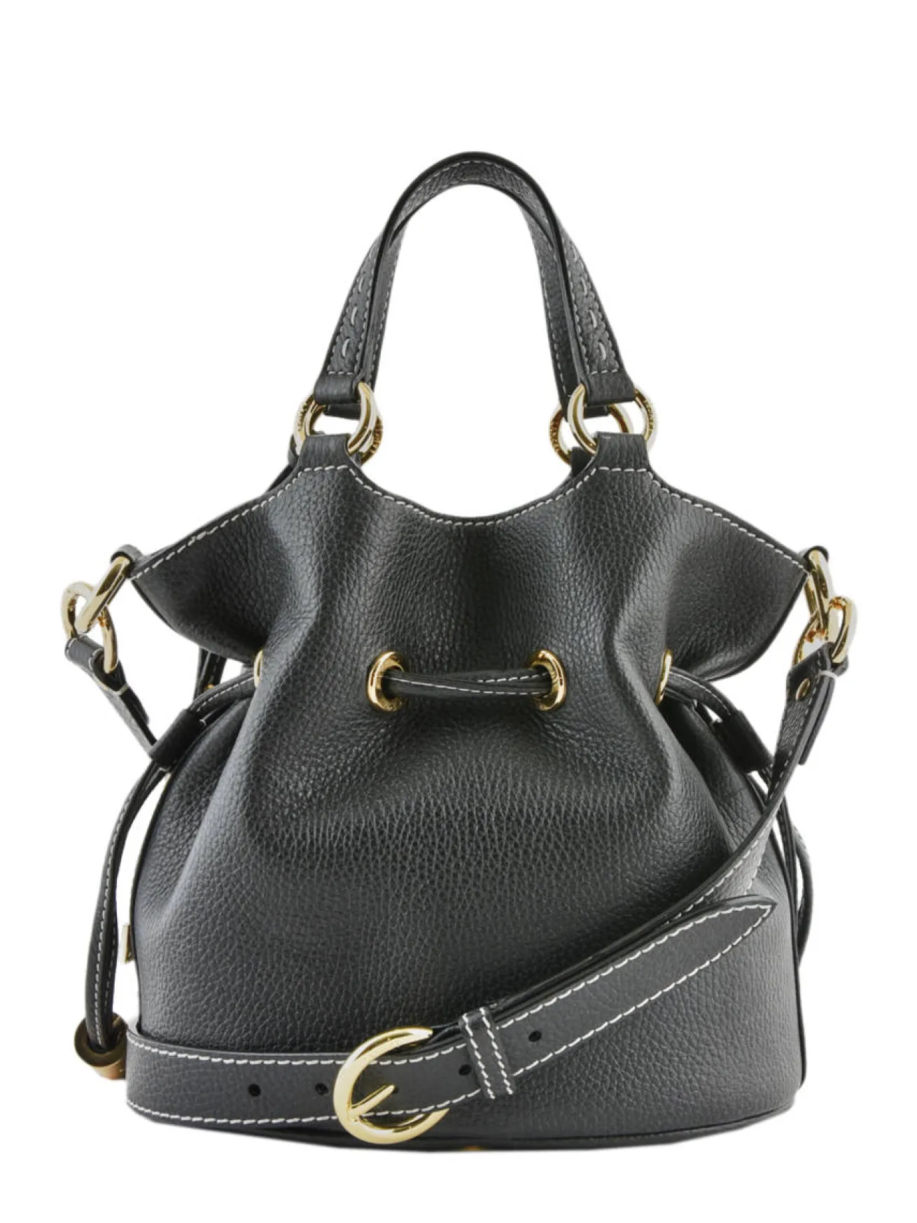 Sac seau S Premier Flirt Python cuir LANCEL