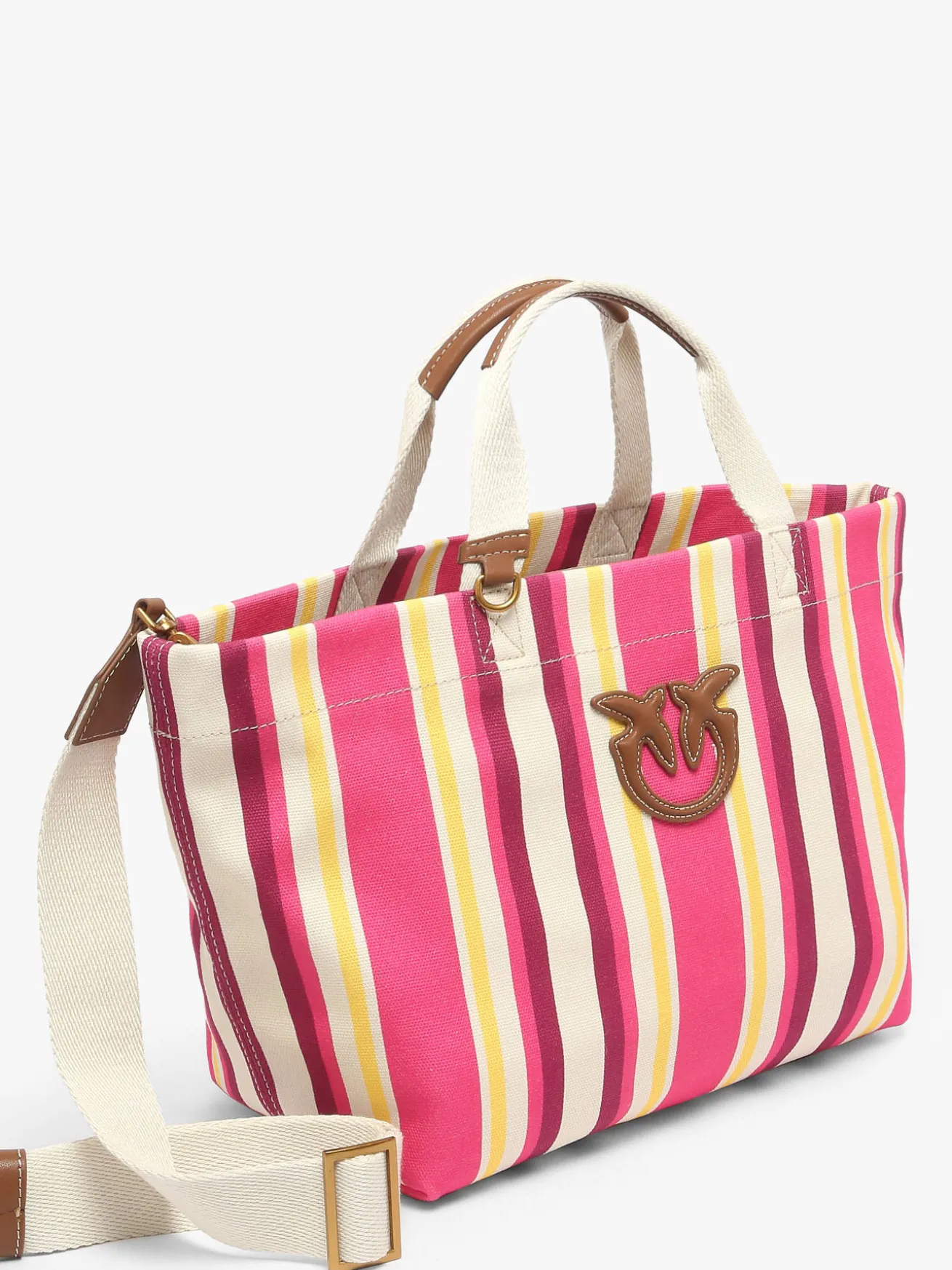 Sac shopping Logo shopper coton PINKO