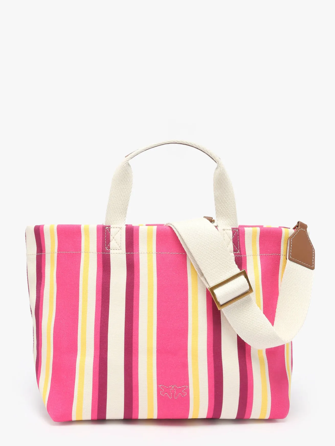 Sac shopping Logo shopper coton PINKO