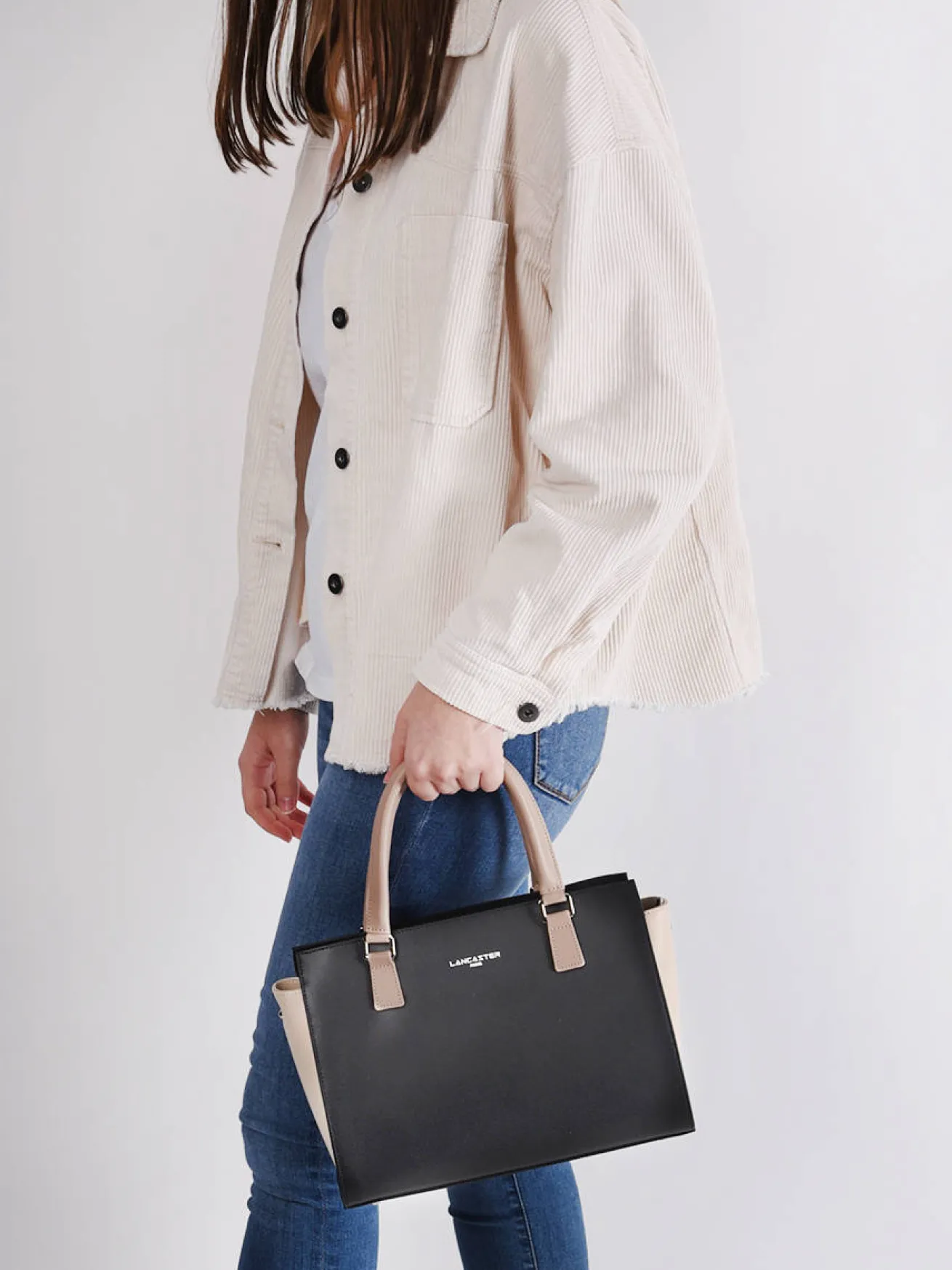 Sac trapèze Smooth cuir LANCASTER