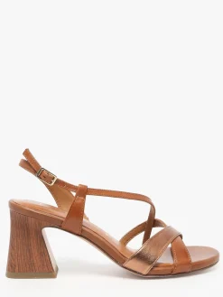Sandales à talon en cuir TAMARIS