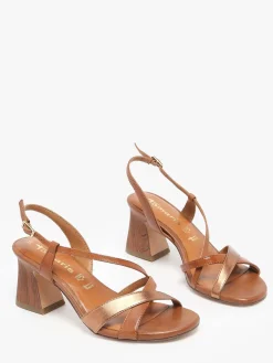 Sandales à talon en cuir TAMARIS