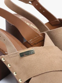 Sandales à talon Tessy en cuir LES TROPEZIENNES