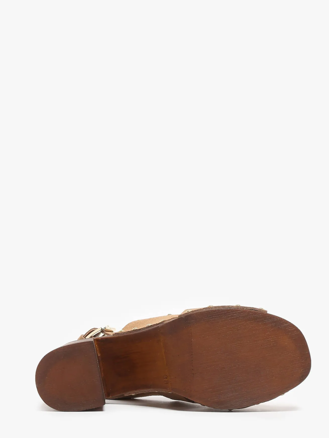 Sandales à talon Tessy en cuir LES TROPEZIENNES