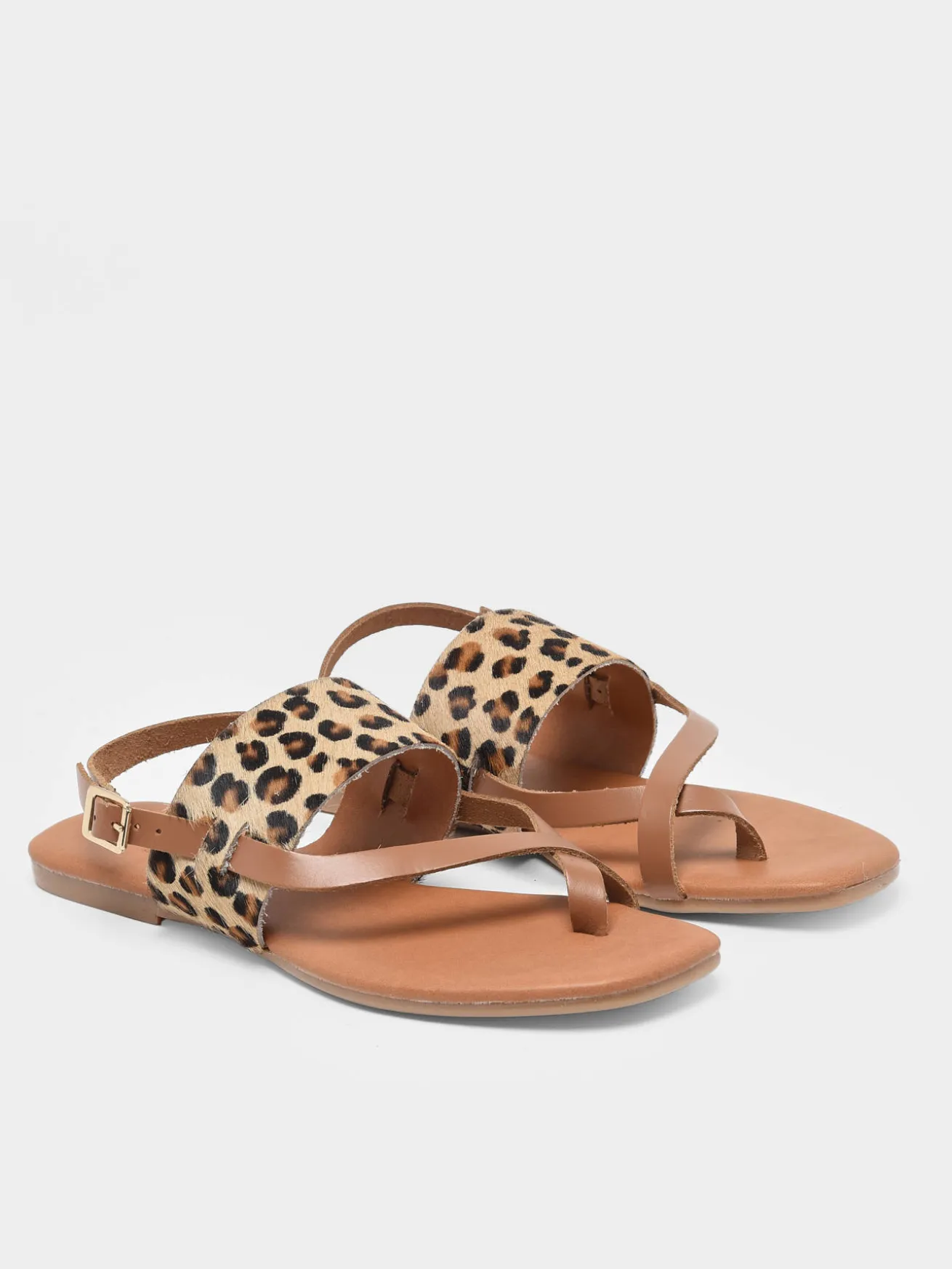 Sandales Lala en cuir PIECES